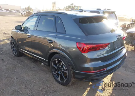 2025 Audi Q3 Premium 45 Tfsi S Line Quattro Tiptronic z USA, uszkodzony, nr VIN WA1EECF34S1078704